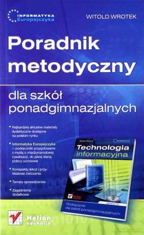 Informatyka Europejczyka. Poradnik metodyczny dla szkół ponadgimnazjalnych