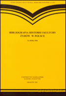 Bibliografia historii i kultury Żydów w Polsce