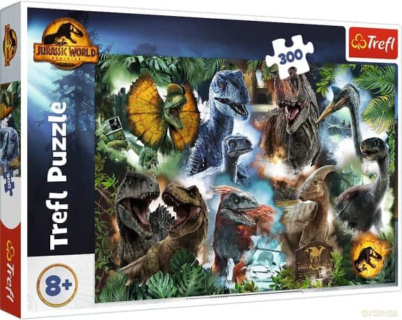 Puzzle 300 el. Ulubione dinozaury/Universal Jurassic World