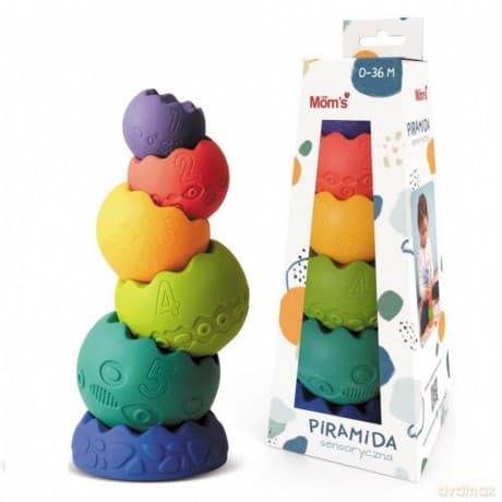 Piramida sensoryczna pastelowa