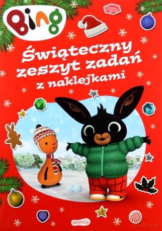 Bing. Świąteczny zeszyt zadań z naklejkami