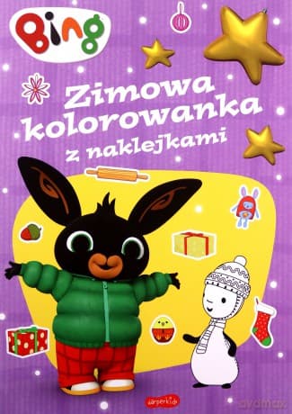 Bing. Zimowa kolorowanka z naklejkami