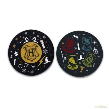 Zestaw 2 ceramicznych podstawek - Harry Potter (Christmas)