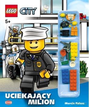 Lego city.  Uciekający milion + figurka