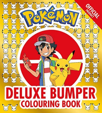 Official Pokémon Deluxe Bumper Colouring Book - The Pokémon Company International