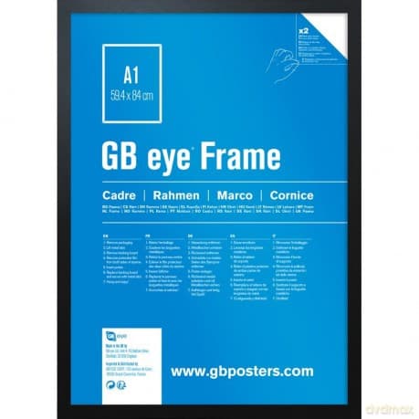 GBEYE - MDF White Frame - A1 - 59.4 x 84.1 cm