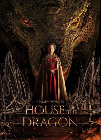 HOUSE OF THE DRAGON - plakat One Sheet roulé filmé (91.5x61)