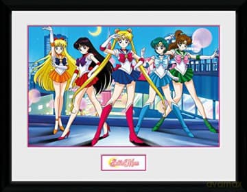 SAILOR MOON - Plakat w ramie Group (30x40) (white frame)