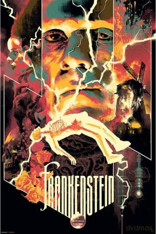 UNIVERSAL MONSTERS - plakat Frankenstein (91.5x61)