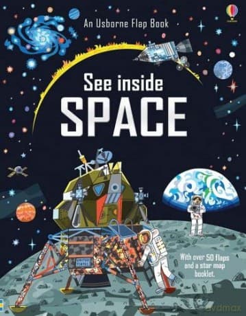 See Inside Space (See Inside): With over 50 flaps to lift & a little book of Star Maps: 1 - Katie Daynes