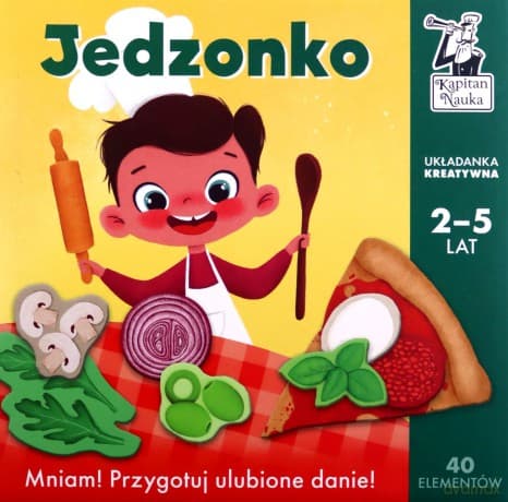 Układanka kreatywna Jedzonko Kapitan Nauka