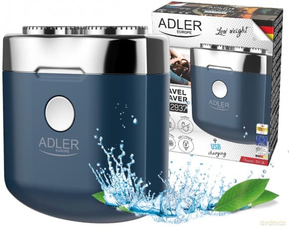 Golarka podróżna 2 głowicowa z USB Adler AD 2937
