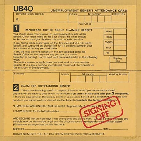Ub40: Signing Off (Red)
