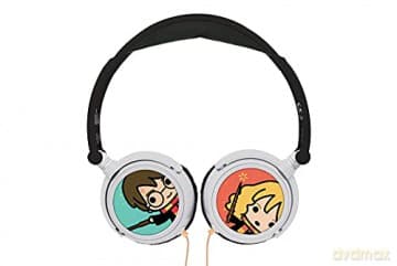 LEXIBOOK Harry Potter Stereo Headphone Safe Volume Foldable and Adjustable White/gold HP015HP