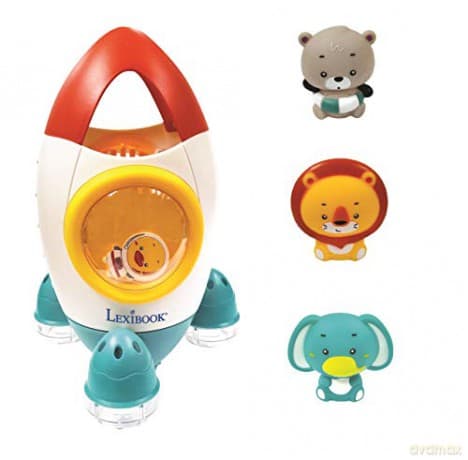LEXIBOOK ITBSPC Funny, Rocket Bath Toy, Blue/White