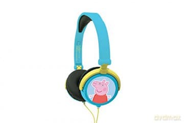 LEXIBOOK Peppa Pig Georges Stereo Headphone, kids safe, foldable and adjustable, Blue/Green, HP015PP