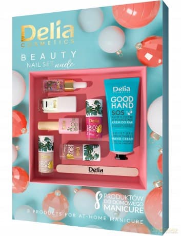 DELIA KALENDARZ ADWENTOWY Nail Set Nude 2022