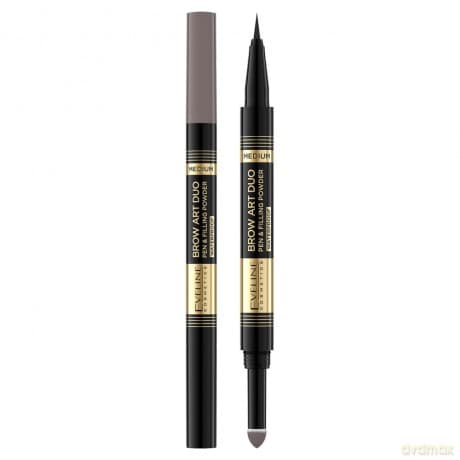 Eveline Brow Art Duo Kredka do brwi 2w1 - medium