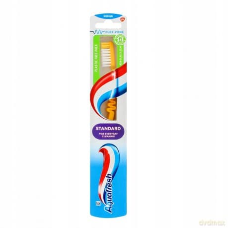 GSK AQUAFRESH Szczoteczka STANDARD MEDIUM