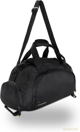 Wozinsky torba sportowa podróżna plecak bagaż podręczny torba 40x20x25 cm do samolotu czarny (WSB-B01)