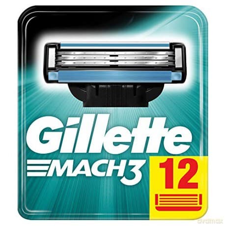 Gillette Replacement heads Gillette Mach3 - Volume: 12 pcs