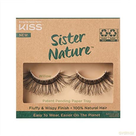 KISS Adhesive eyelashes ECO natural Sister Nature Lash 1 pair - Variant: Willow