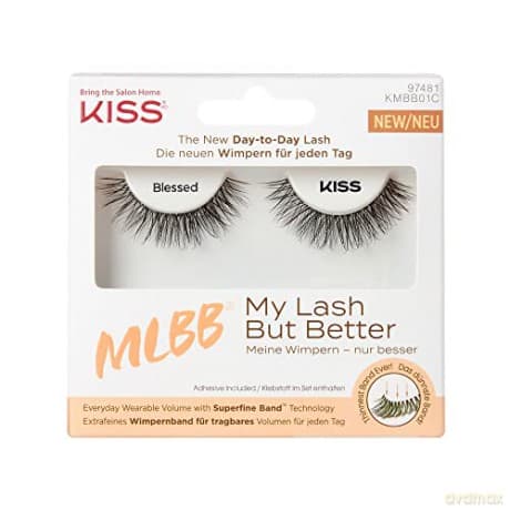 KISS False eyelashes for natural volume My Lash But Better 1 pair - Variant: 01