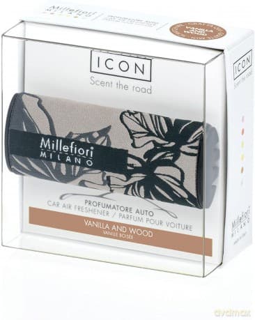 Millefiori Milano Car fragrance Icon Textile Floral Vanilla & Wood 47 g