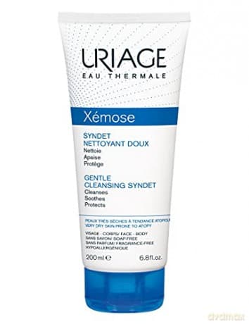 Uriage Xemose Gentle Cleansing Syndet Gel for Dry to Atopic Skin - Volume: 200 ml