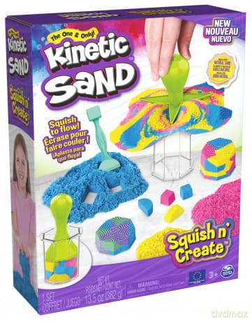 Kinetic Sand - Zgniataj i twórz