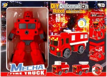 Robot auto do skręcania 4w1 straż 498867 MC