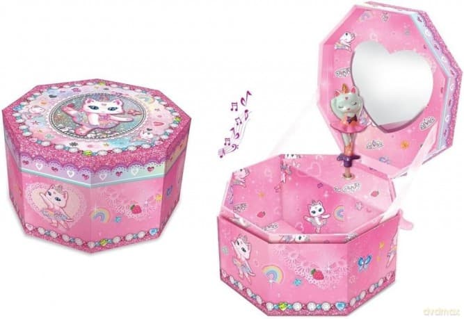 Pecoware Pozytywka ośmiokątna - Kot baletnica