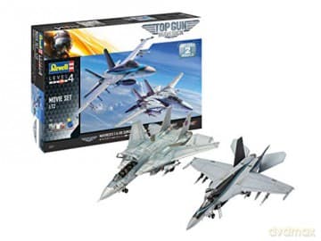Model do sklejania 1:72 05677 Top Gun 2 Movie Set zestaw upominkowy
