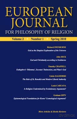European Journal. For Philosophy of Religion 1 (2010)