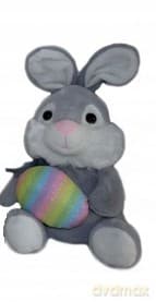 Pluszak Zajac 15 cm Siedzacy z Jajkiem Sa