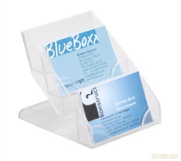 Pojemnik na Wizytówki Akrylowy Przeźroczysty Durable 243919