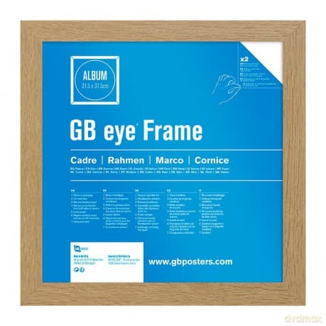 GBEYE - Album & Vinyl Frame - Oak (31.5 x 31.5cm)