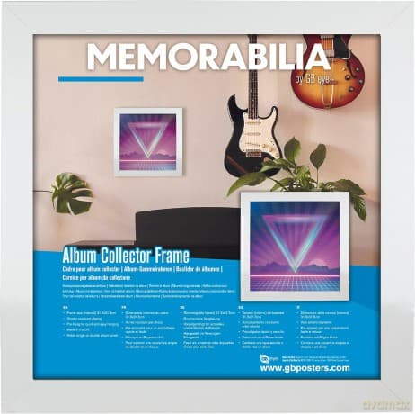 GBEYE - Album & Vinyl Frame - White (31.5 x 31.5cm)