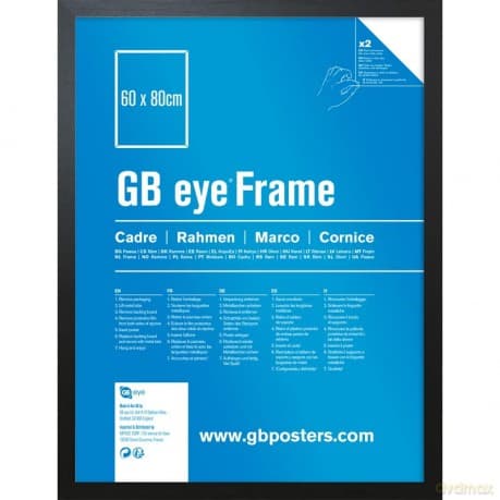 GBEYE - MDF Black Frame - 60 x 80 cm