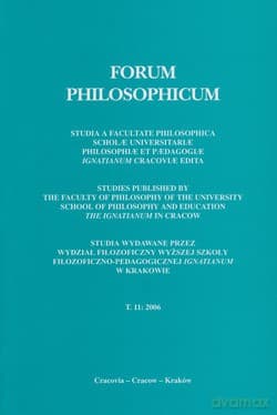 Forum Philosophicum T. 11