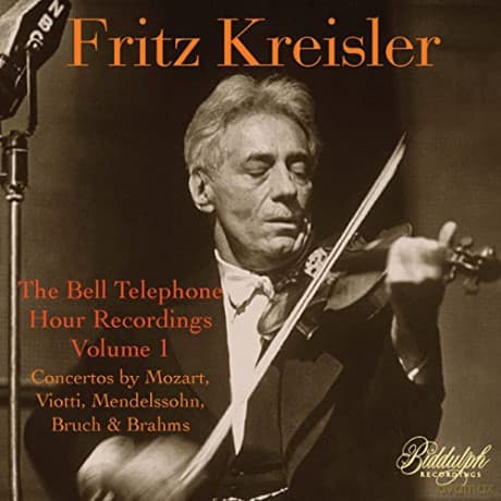 Wolfgang Amadeus Mozart (1756-1791): Fritz Kreisler - The Bell Telephone Hour Recordings Vol.1
