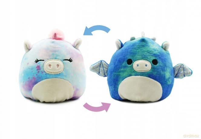 Flip-A-Mallow 5" Jednorożec / Smok 2w1 Dominic i Alina