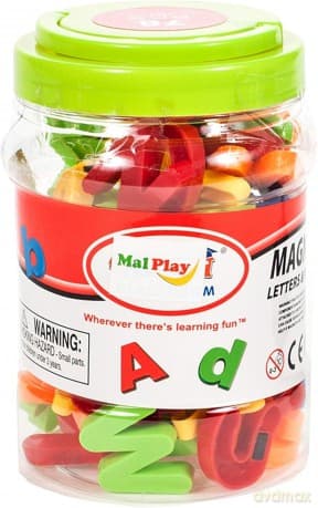 Literki i cyferki na magnes 78 szt