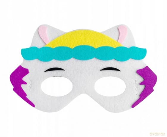 Maska filcowa Psia Brygada- ratowniczka górska 17, 5x12 cm