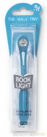 Lampka do książki niebieska