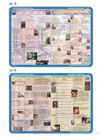 Podkładka edukacyjna 051 - Literatura: współczesność..