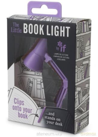 The Little Book Light Lampka do książki liliowa