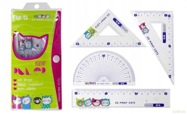 Zestaw geometryczny So Many Cats