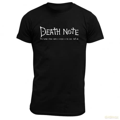DEATH NOTE - Tshirt Death Note man SS Black - basic