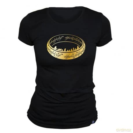 LORD OF THE RINGS - Tshirt One Ring woman SS black - basic